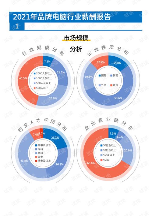 2021年薪酬報告 高科技互聯網品牌電腦行業薪酬調查與計算機技術咨詢發展分析